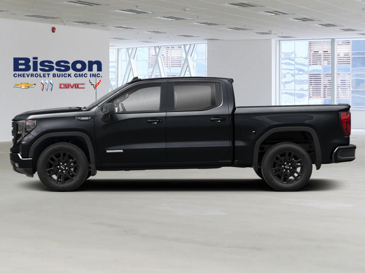 GMC Sierra 1500 Elevation cabine multiplace 4RM 157 po 2026 Noir onyx Thetford Mines - photo #2