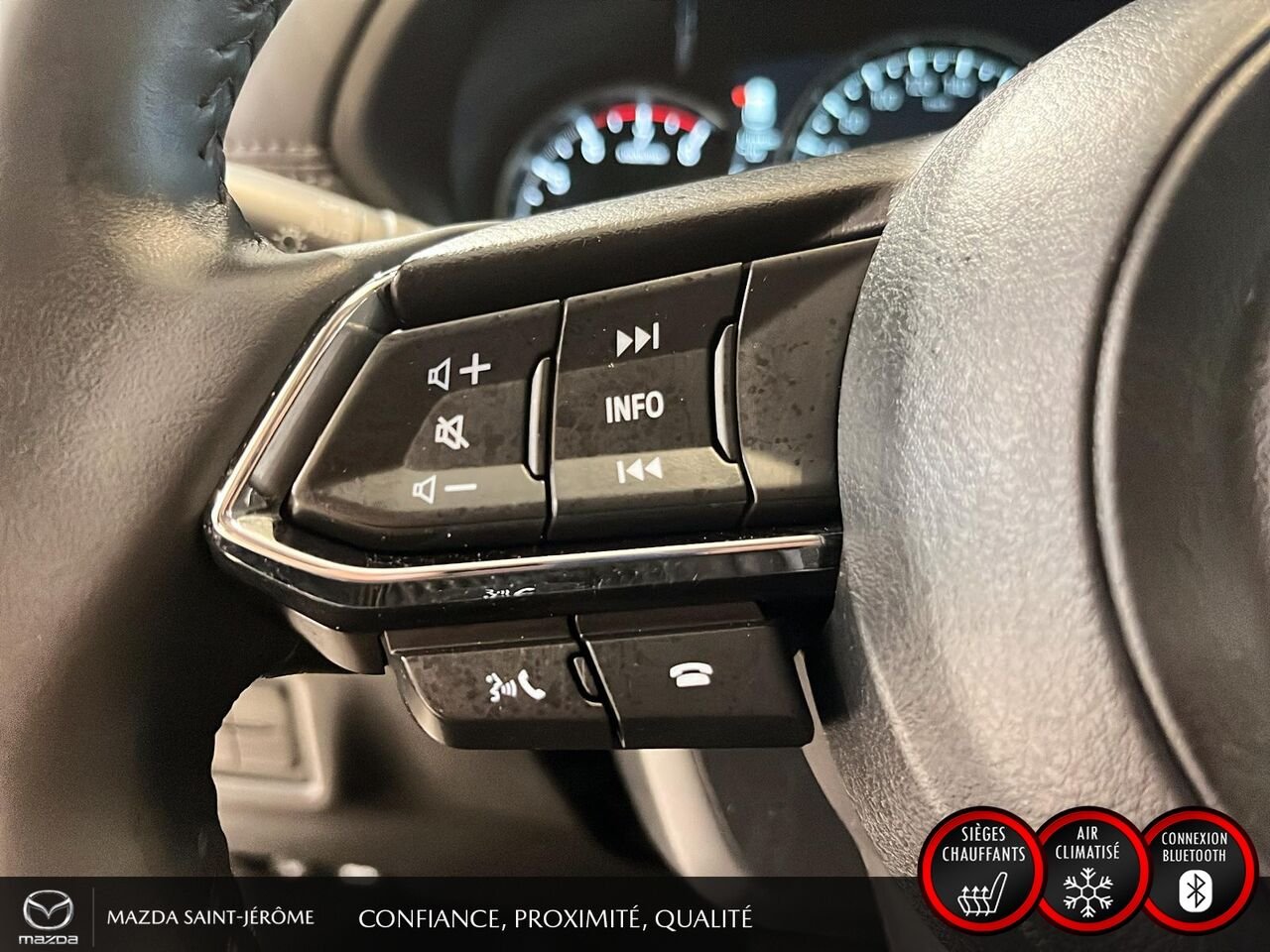 2025 Mazda CX-5 GS | AWD | SIMILICUIR SPORT | VOLANT CHAUFFANT | HAYON ÉLECTRIQUE Grey Saint-Jérôme - photo #14