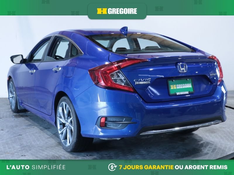 Honda Civic 820892 | TOURING AUTO A/ C CUIR TOIT GR ELECT MAGS CAM RECU 2019 Bleu Laval - photo #5