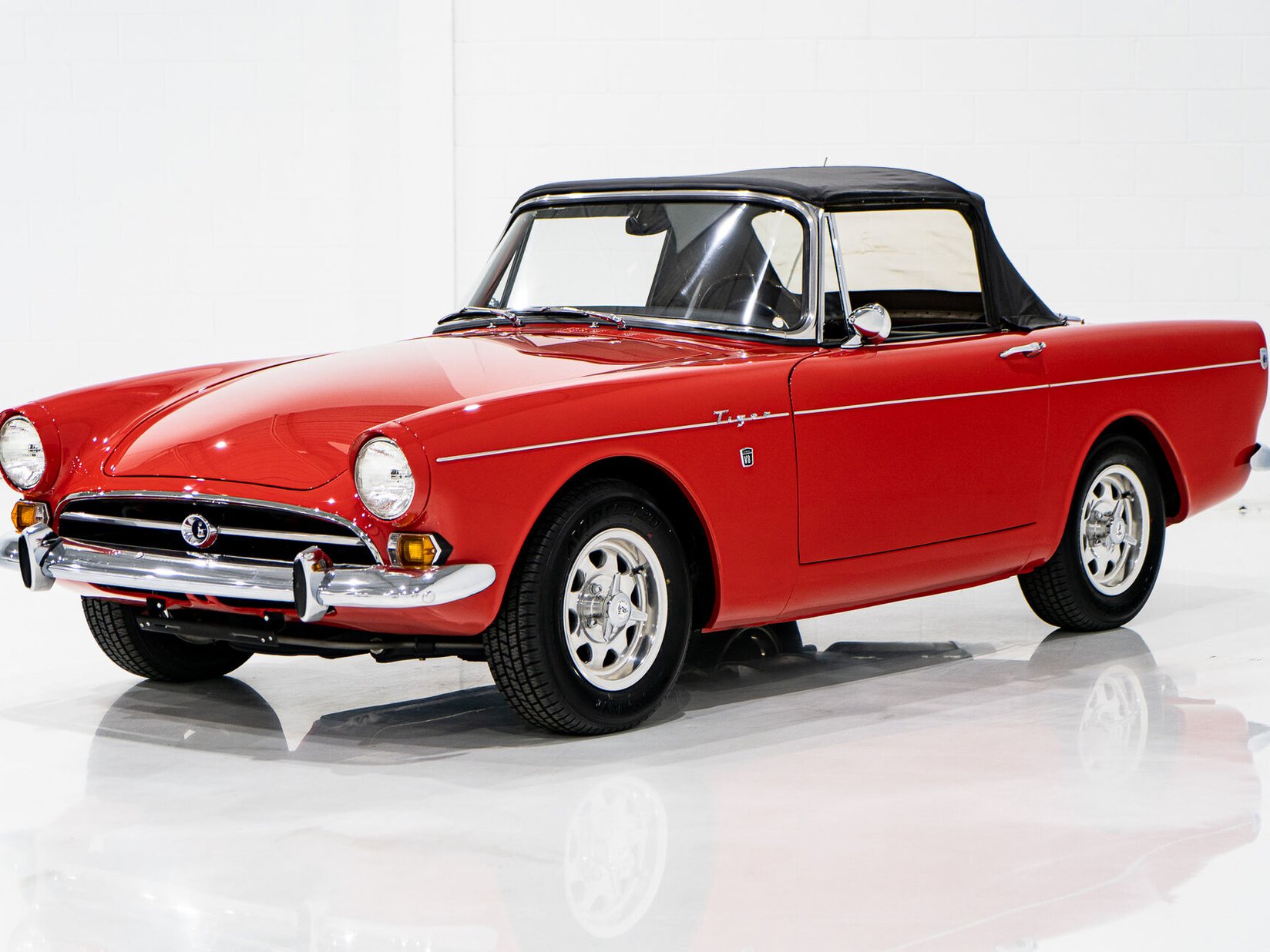 1967 Sunbeam Tiger Unrestored with single repaint **PRIX EN USD** Red Montreal - photo #47