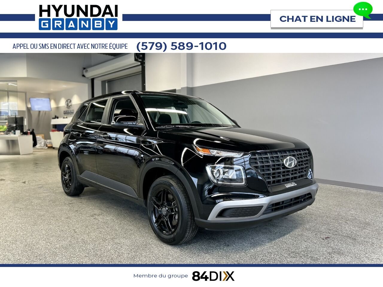 2024 Hyundai Venue Black Granby - photo #0