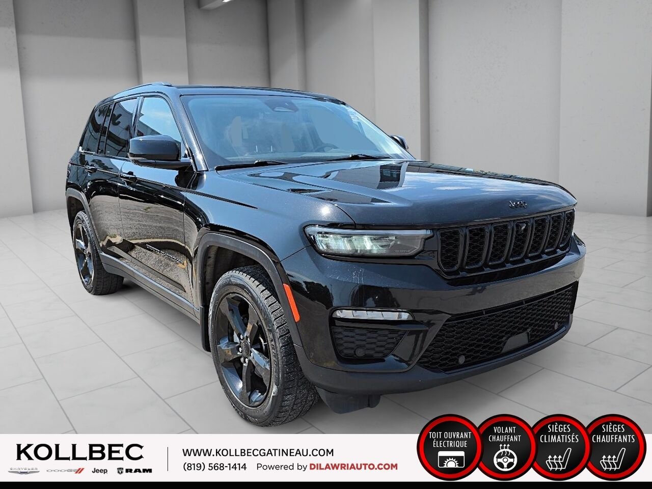 JEEP GRAND CHEROKEE Limited 4x4 2023 Noir Ottawa & Gatineau - photo #11