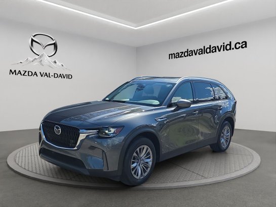 2026 Mazda CX-90 MHEV GS-L TI, 7 PASSAGERS, COMMANDES VOCAL VOLANT, Machine Grey Metallic