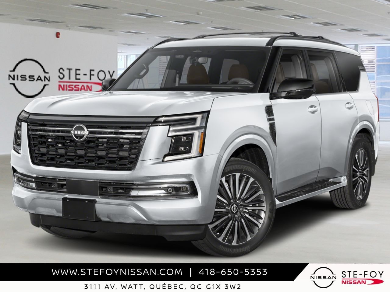2026 NISSAN Armada Everest White Pearl Tricoat Ste-Foy - photo #0