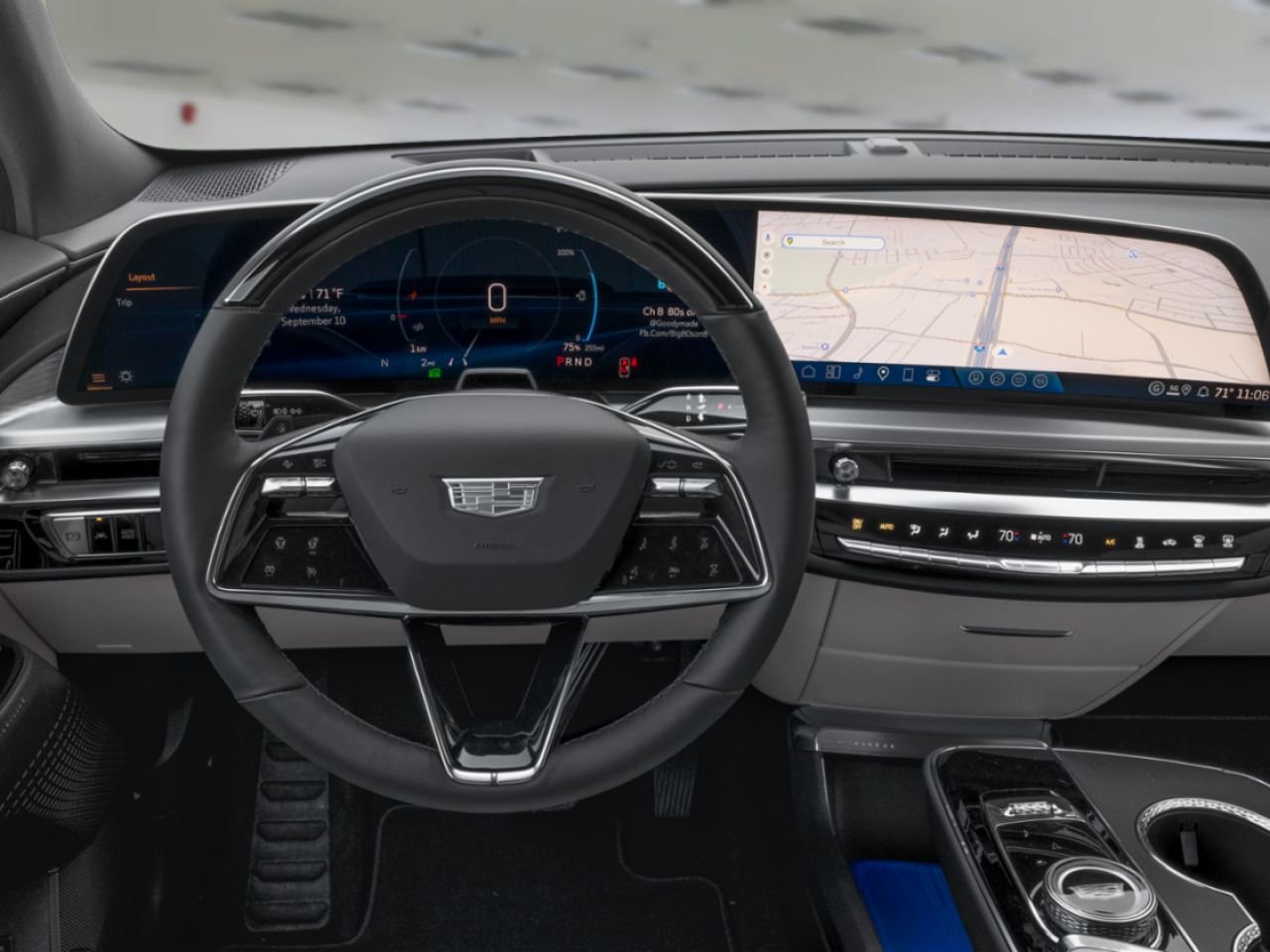 2027 CADILLAC LYRIQ LYRIQ ELECTRIC SPORT AWD (1SF) Stellar Black Metallic Laval - photo #5