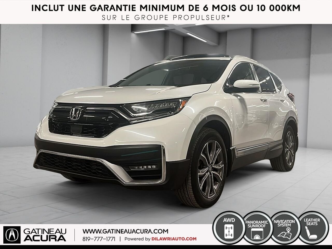 Honda CR-V Touring AWD 2020 Blanc Ottawa & Gatineau - photo #0