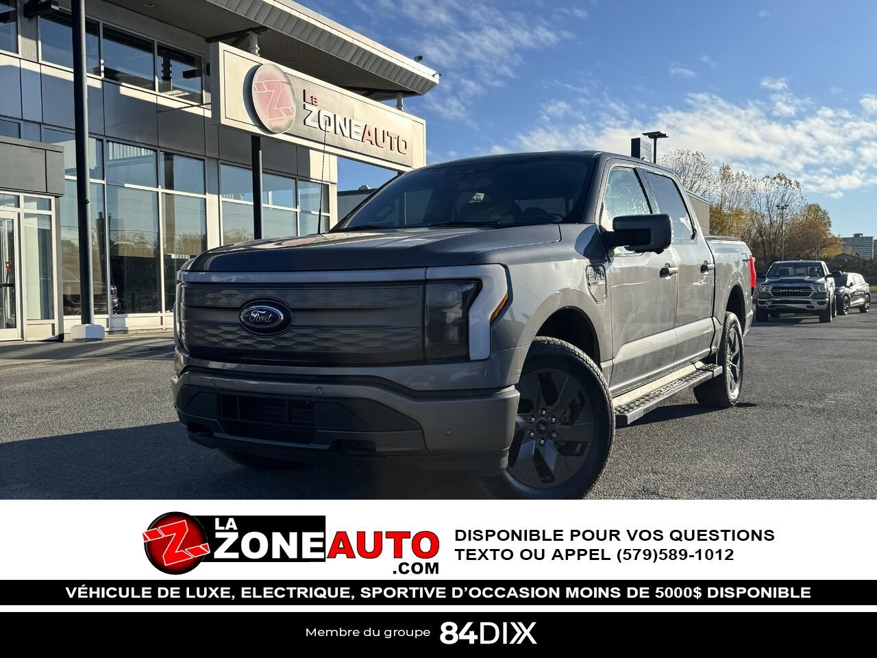2022 Ford F-150 Lightning LARIAT Grey Granby - photo #0