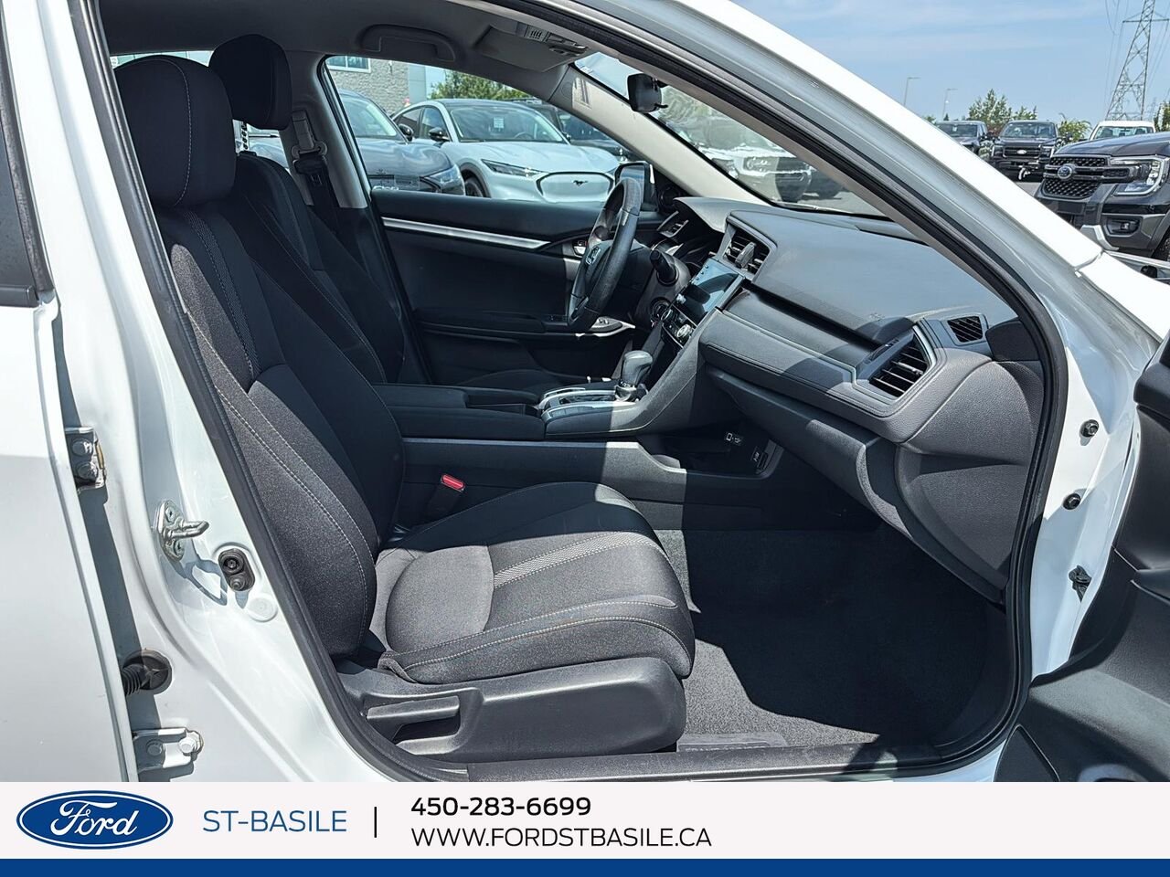 2020 HONDA CIVIC White Saint-Basile-le-Grand - photo #10