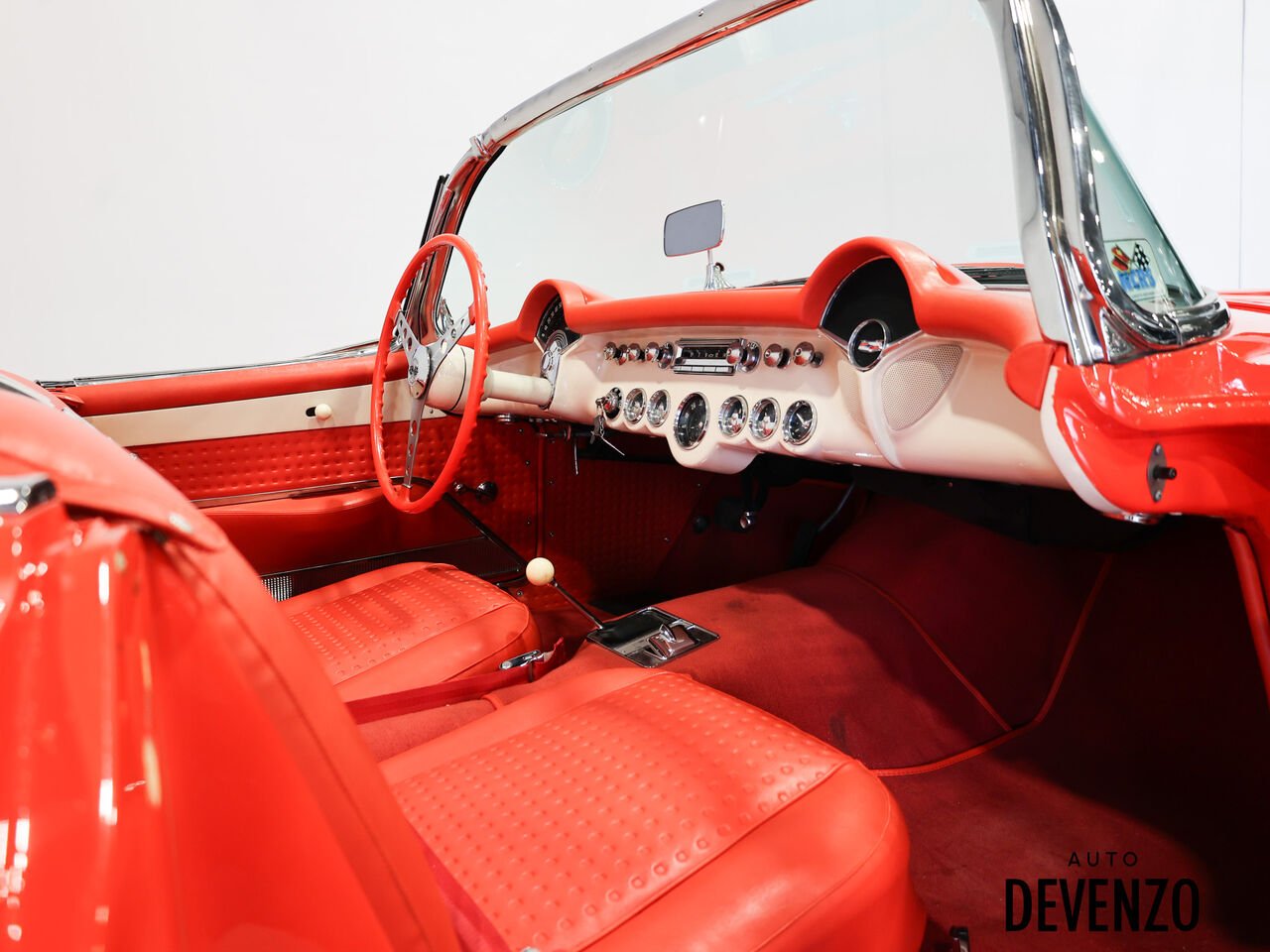 Chevrolet Corvette 1957 Rouge Saint-Eustache - photo #9