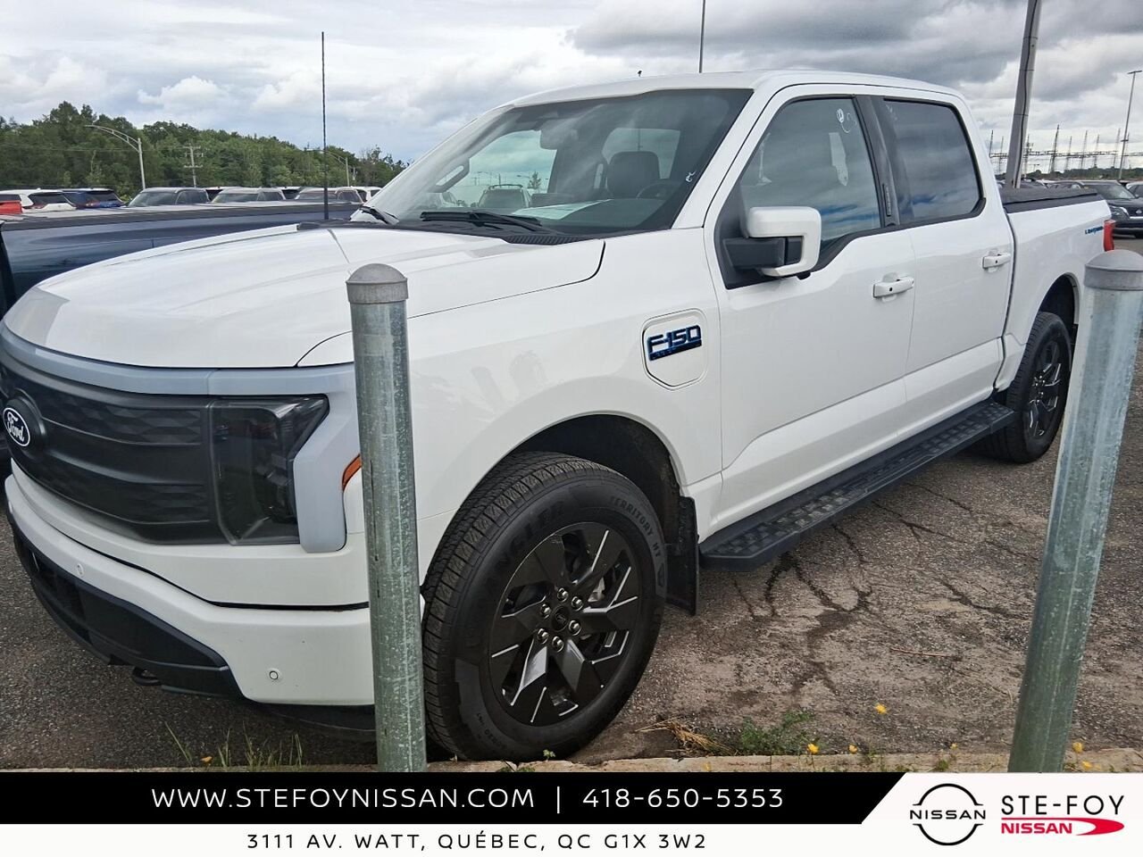 2024 Ford F-150 Lightning LARIAT LONG RANGE White Ste-Foy - photo #0