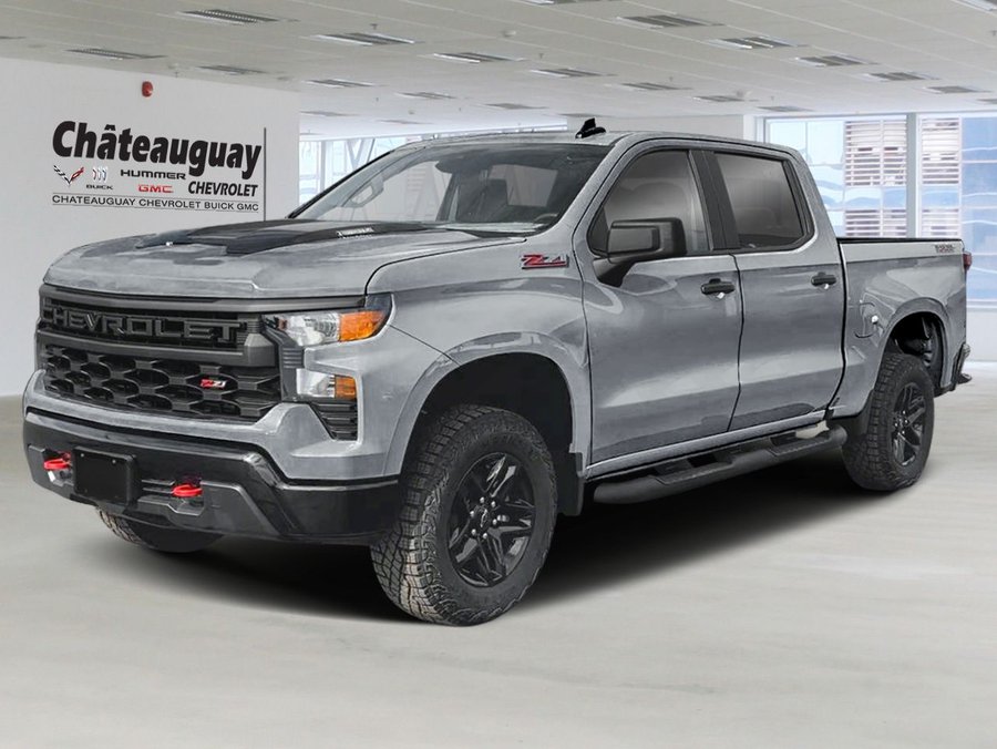 CHEVROLET Silverado 1500 Custom Trail Boss cabine multiplace 4RM 157 po 2026 Noir