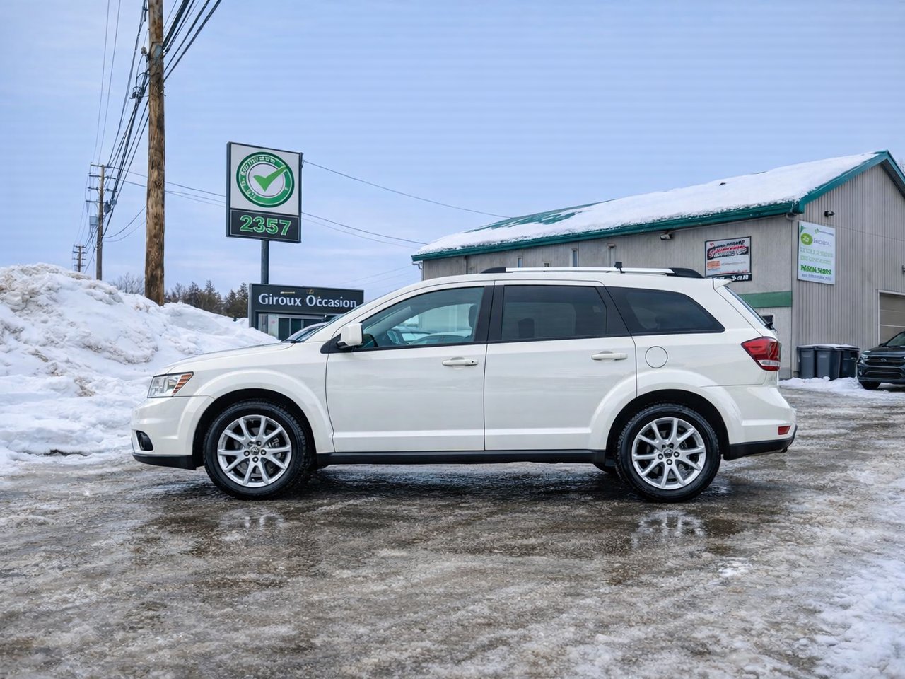 2014 Dodge Journey White  - photo #2
