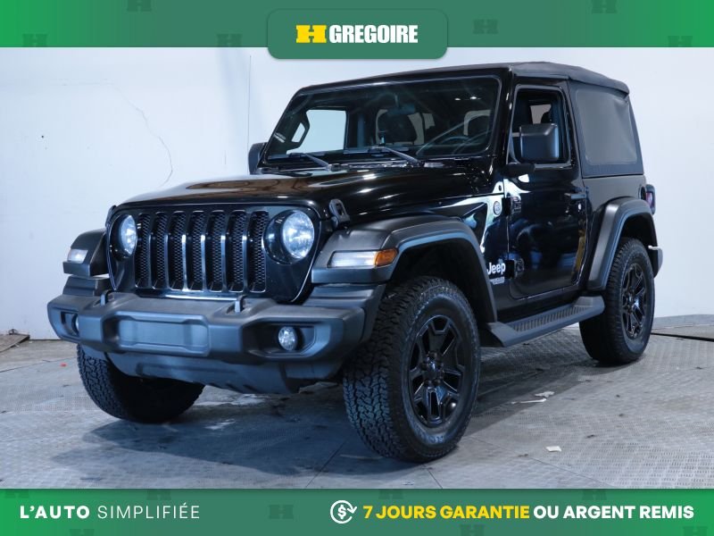 Jeep Wrangler 822458 | Sport 4x4 MANUELLE MAGS CAM RECULE 2019 Noir Laval - photo #2