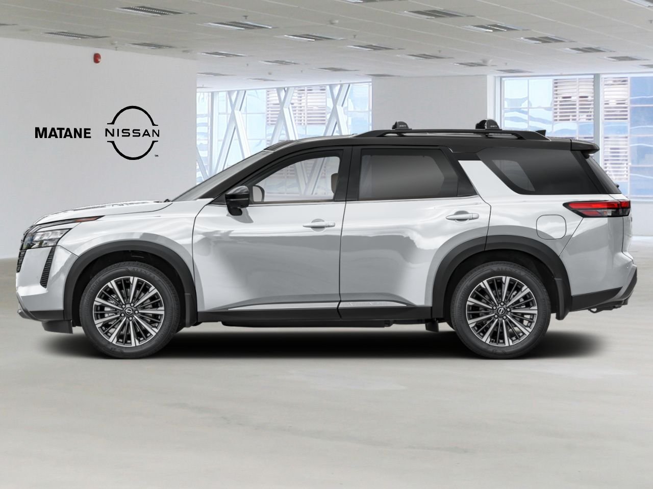 2026 NISSAN Pathfinder Everest While Pearl Tricoat/Super Black Matane - photo #1