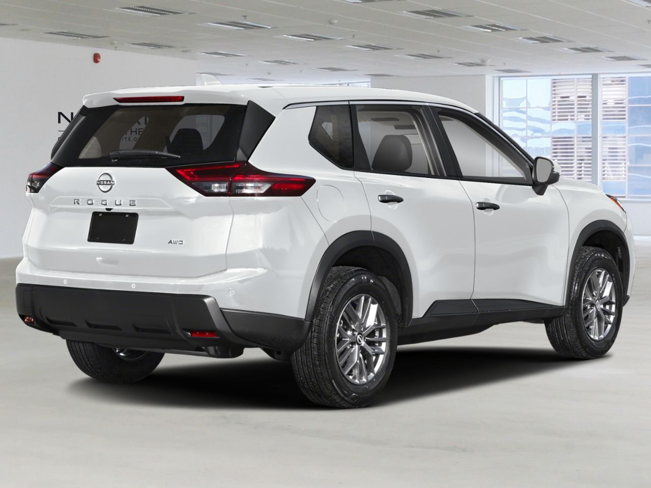 2026 Nissan Rogue Glacier White Ste-Agathe des Monts - photo #2