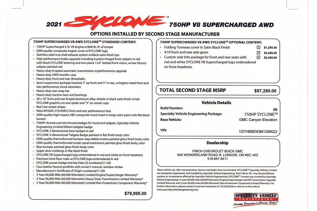 2021 GMC Canyon Elevation | Syclone Black Kirkland - photo #29