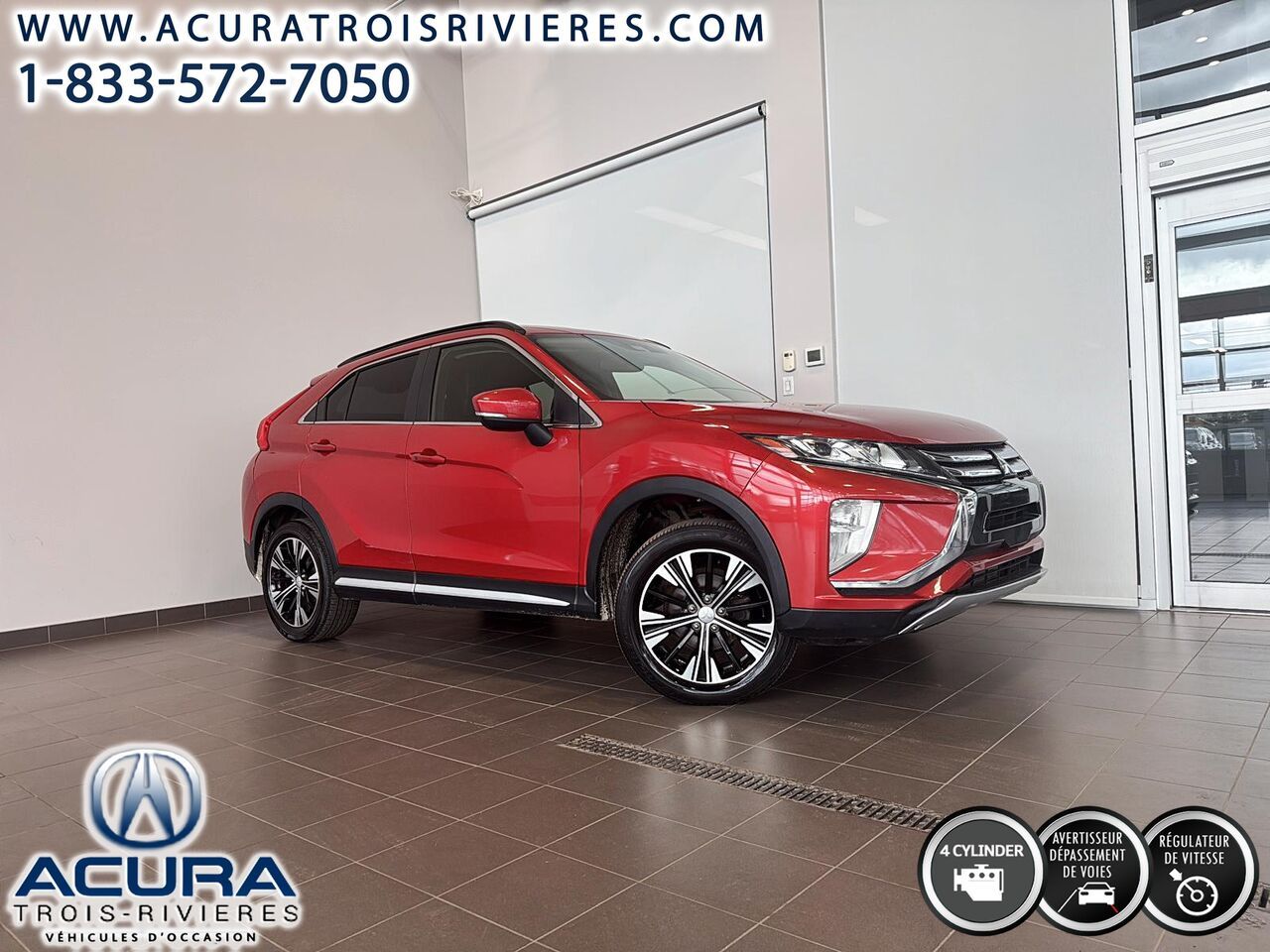 Red 2018 Mitsubishi Eclipse Cross SUV / Crossover All-Wheel Drive Automatic