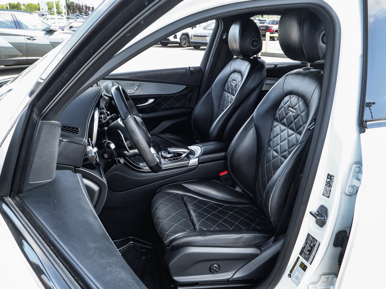 2019 Mercedes-Benz GLC AMG GLC 63 S 4MATIC+ SUV designo Diamond White Sherwood Park - photo #13