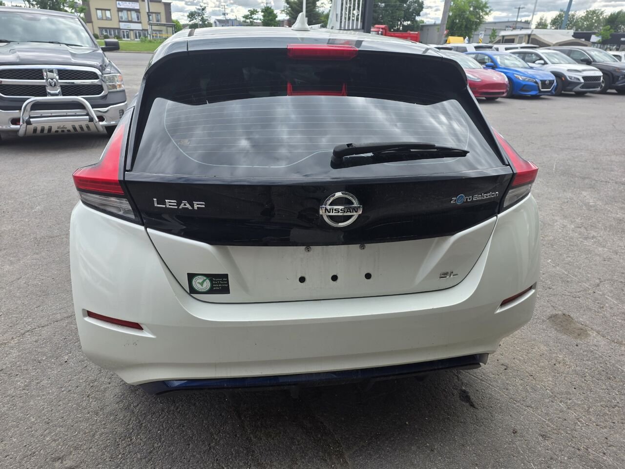 Nissan LEAF 2018 Blanc Longueuil, - photo #4
