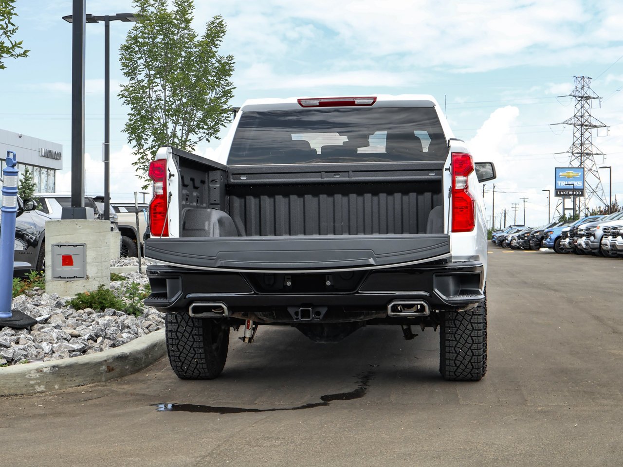 2025 Chevrolet Silverado 1500 4WD Crew Cab 147 Custom Trail Boss White Sherwood Park - photo #8