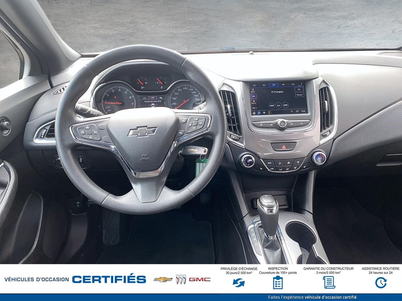 2019 CHEVROLET CRUZE LT LT à hayon 4 portes Grey Montmagny - photo #8