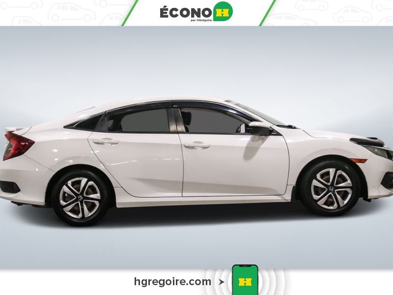 2016 Honda Civic White Laval - photo #8