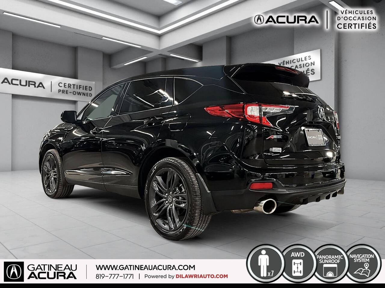 2023 Acura RDX A-Spec SH-AWD Black Gatineau - photo #17
