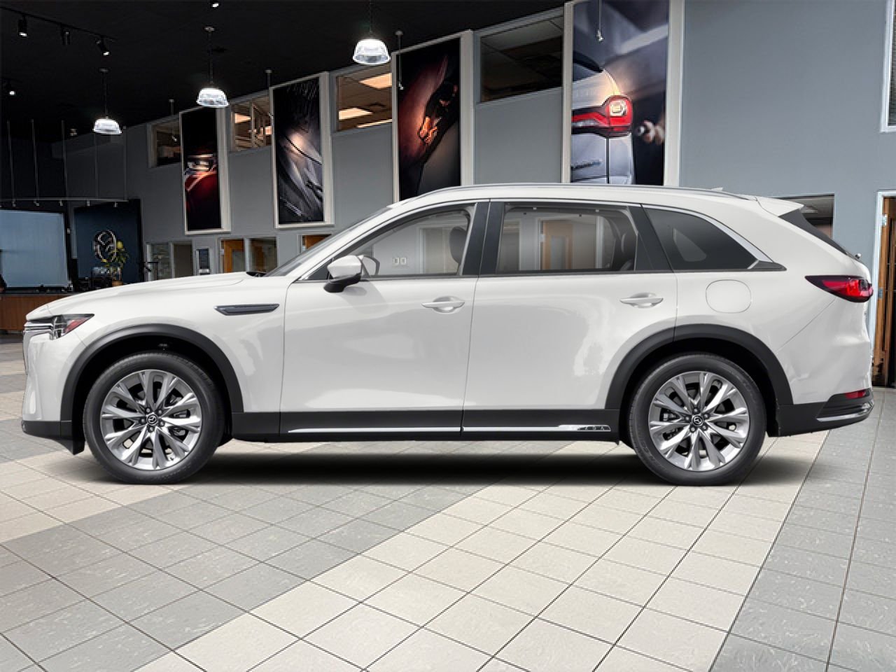2026 MAZDA CX-90 MHEV GT White Notre-Dame-des-Prairies - photo #2