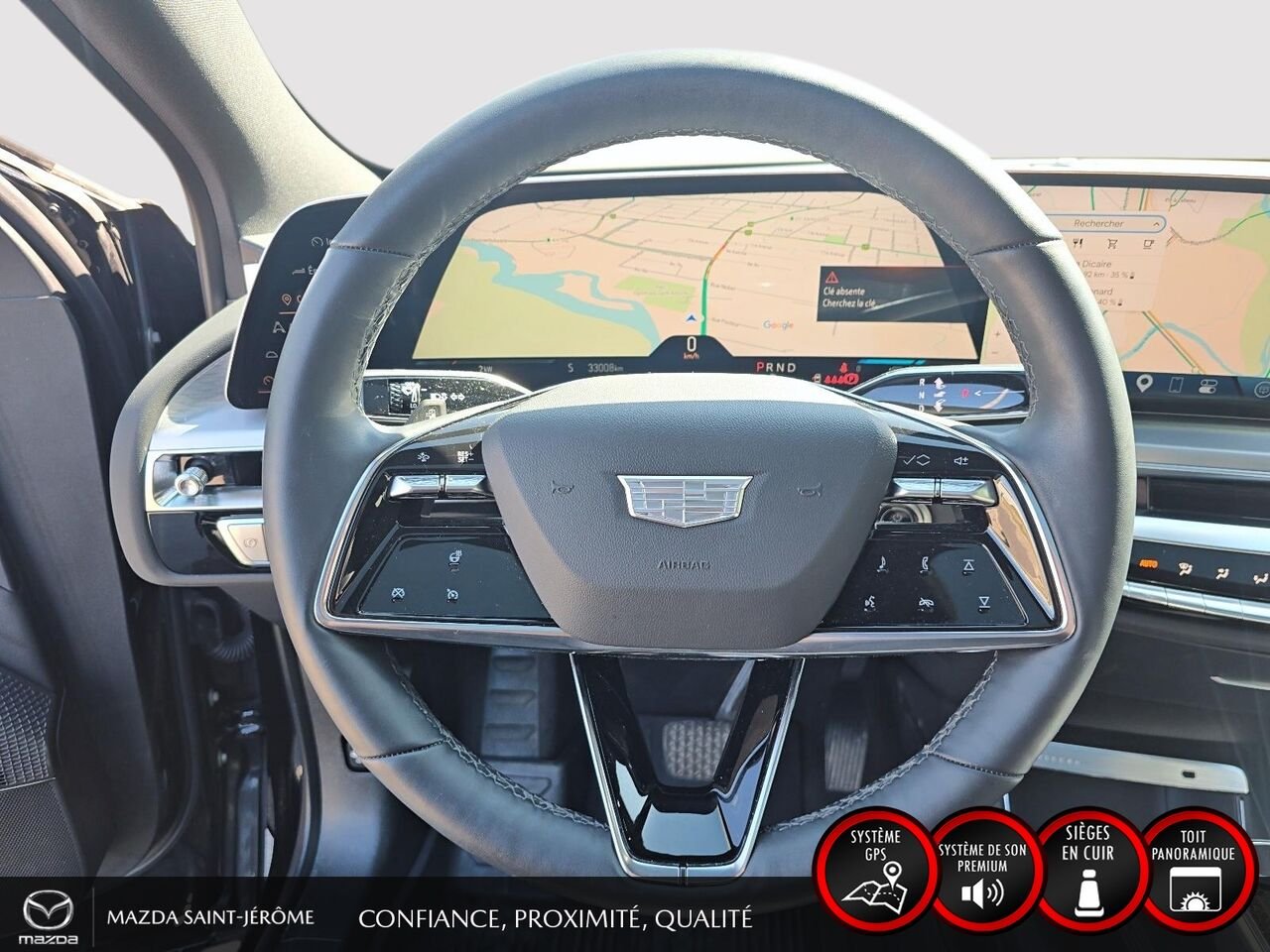 2025 Cadillac LYRIQ TRANSFERT DE BAIL $879/MOIS +TX BALANCE 12 MOIS Black Saint-Jérôme - photo #12