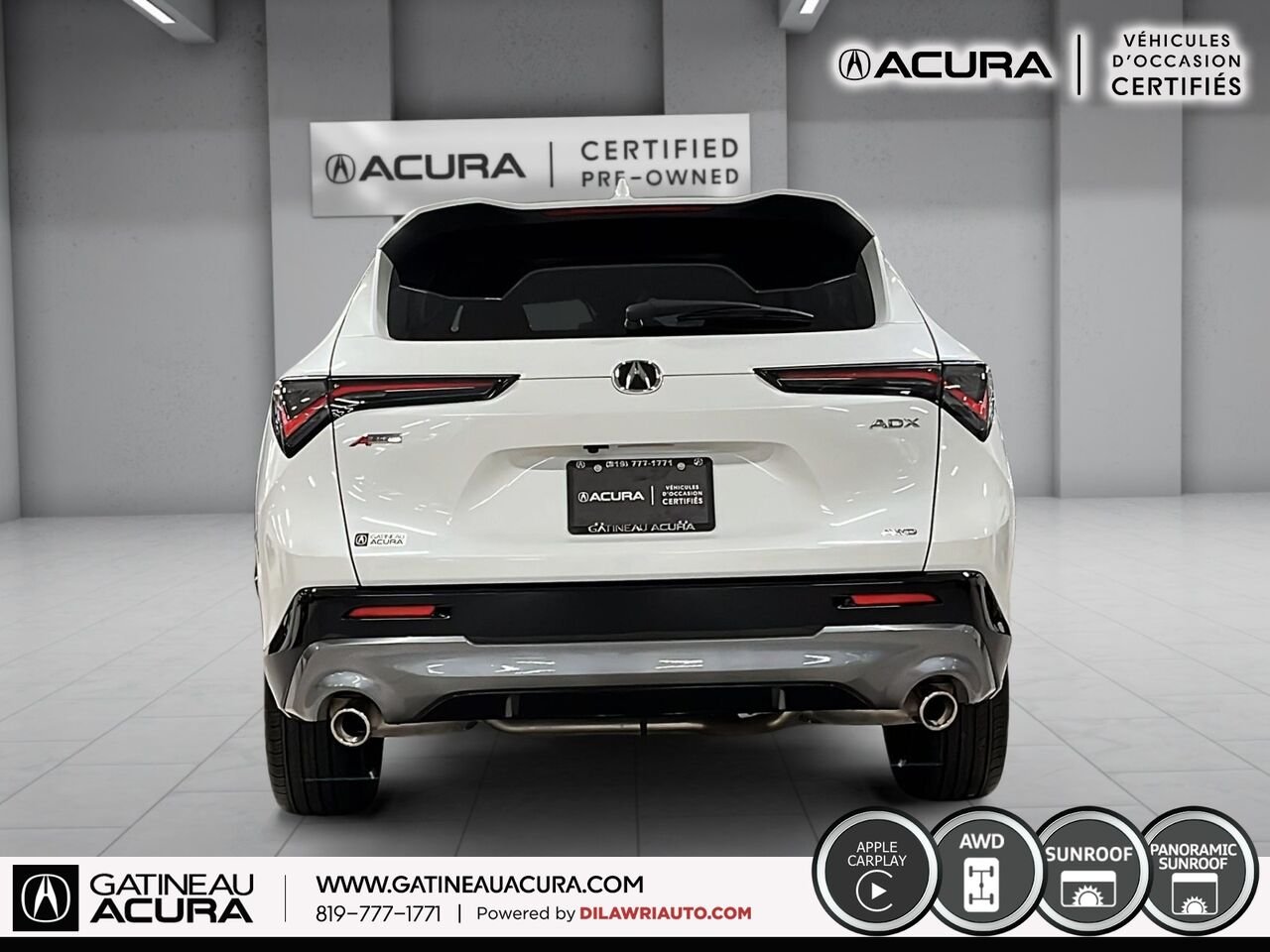 ACURA ADX A-Spec SH-AWD 2025 Blanc Ottawa & Gatineau - photo #16