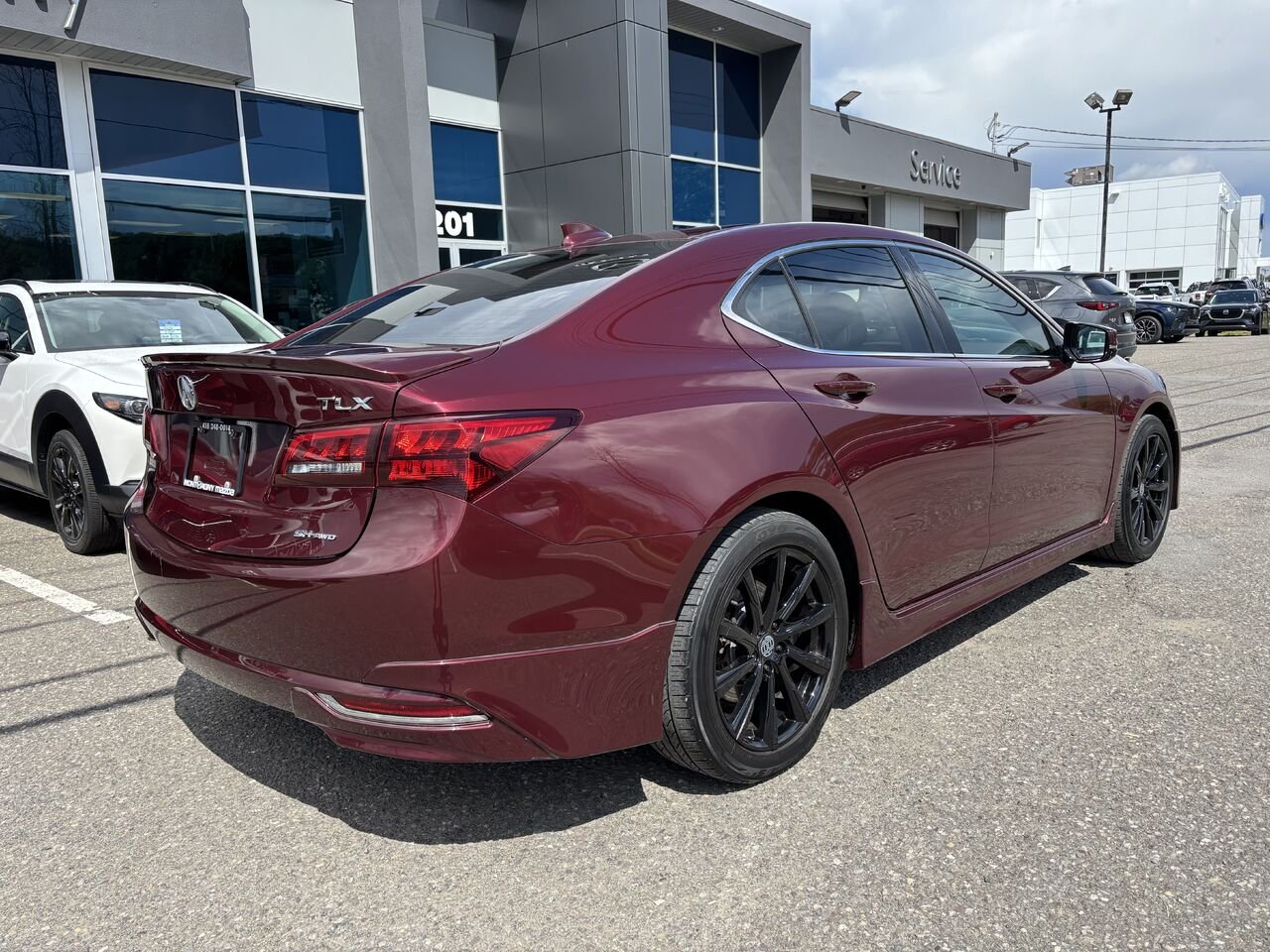 2015 ACURA TLX TECH V6 Tech berline 4 portes SH-AWD Red Montmagny - photo #4