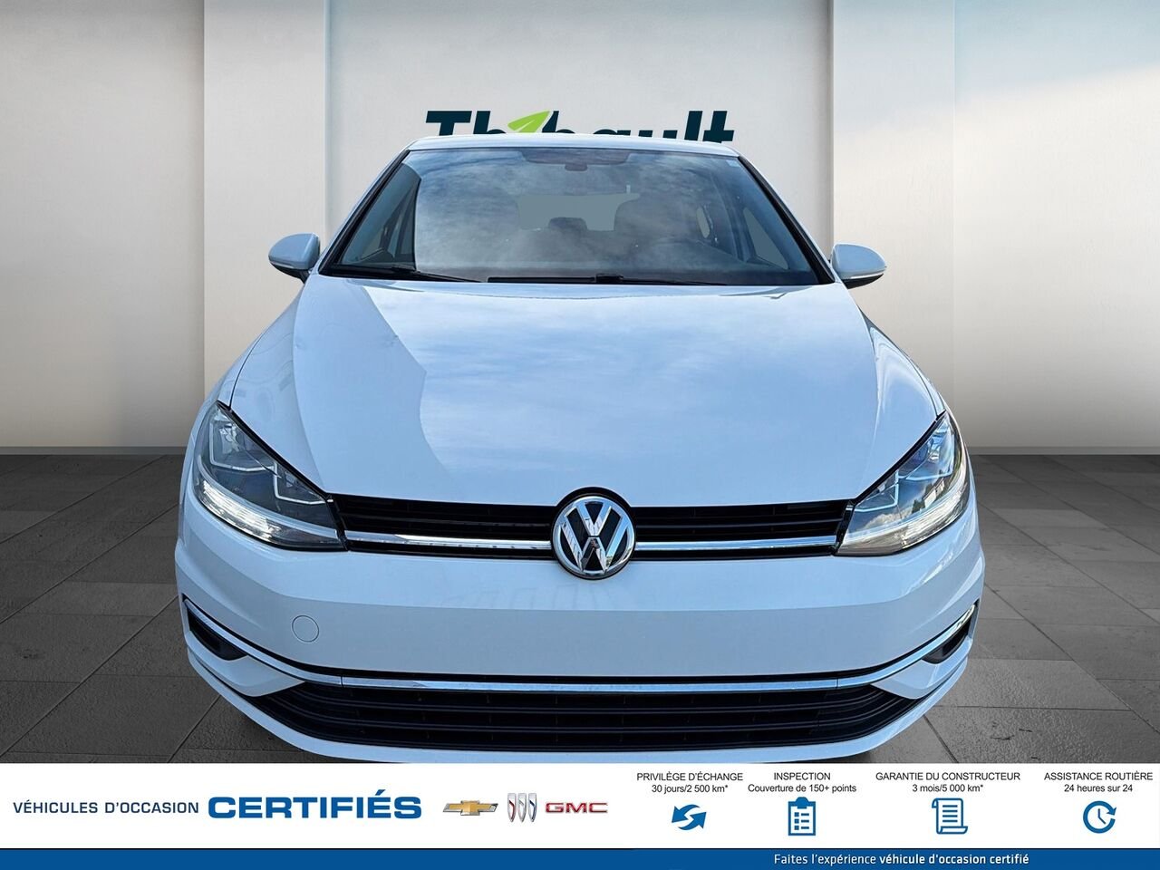 2021 Volkswagen Golf Comfortline 5 portes avec boîte manuelle White Montmagny - photo #1