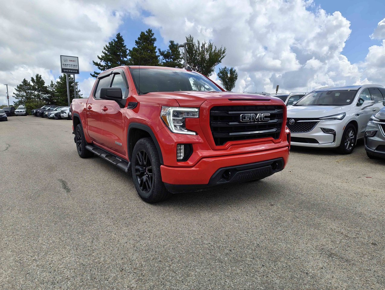 2021 GMC Sierra 1500 4WD Crew Cab 147 Elevation Red Sherwood Park - photo #2