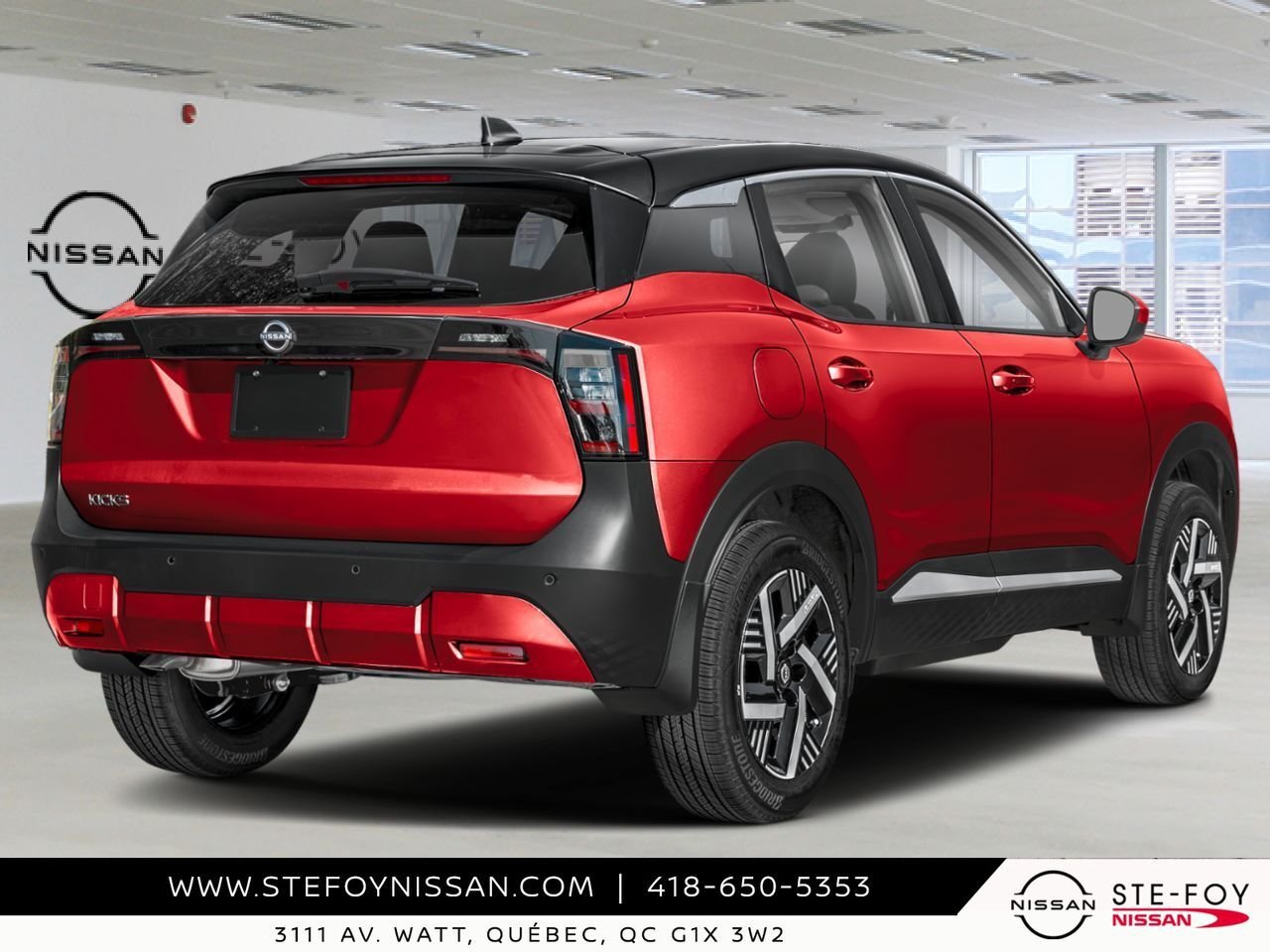 2026 NISSAN Kicks Scarlet Ember Tintcoat/Super Black Ste-Foy - photo #1