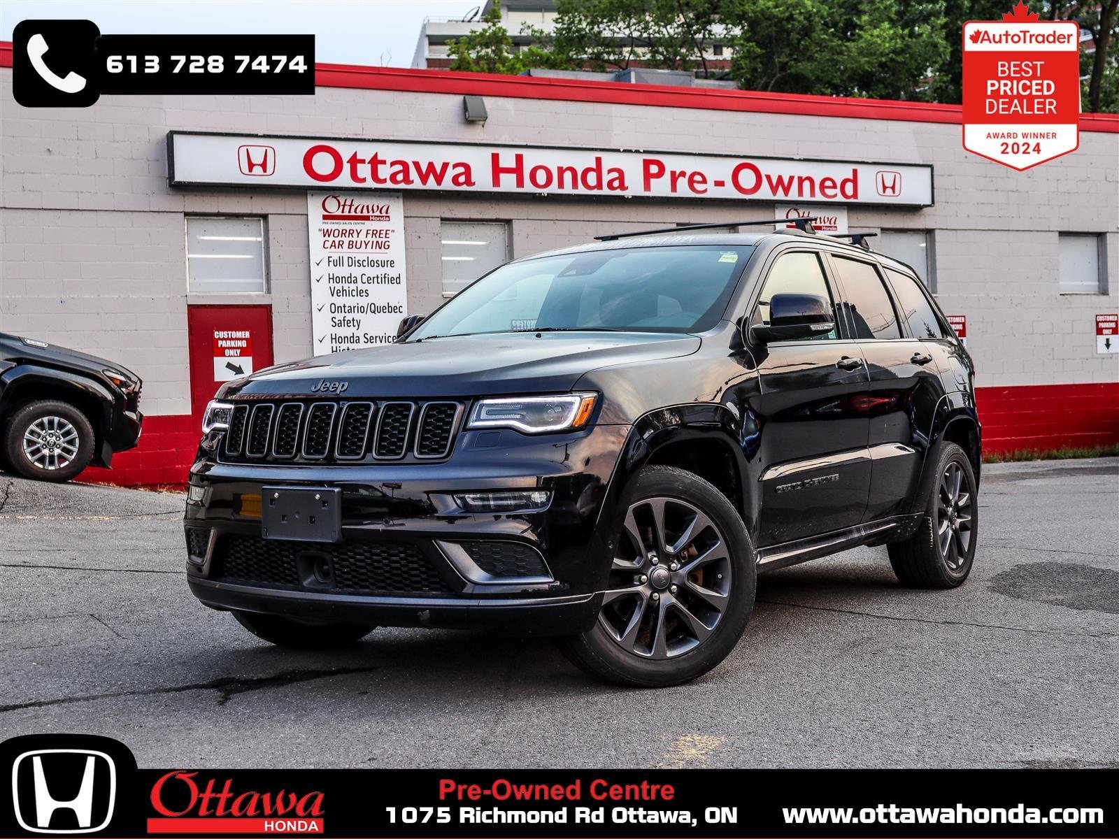 Jeep Grand Cherokee Overland 2018 Black Ottawa & Gatineau - photo #0