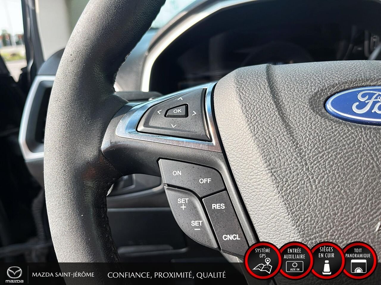 Ford Edge SEL | AWD | TOIT PANORAMIQUE | CUIR | 2018 Noir Saint-Jérôme - photo #14