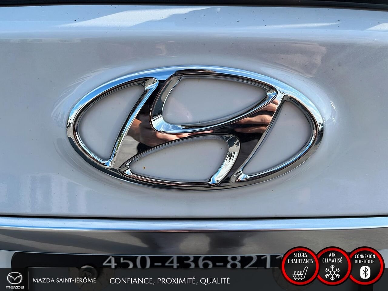 2019 Hyundai Santa Fe 2.4L PREFERRED | AWD | VOLANT CHAUFFANT | RÉG. ADAPTATIF | White Saint-Jérôme - photo #7