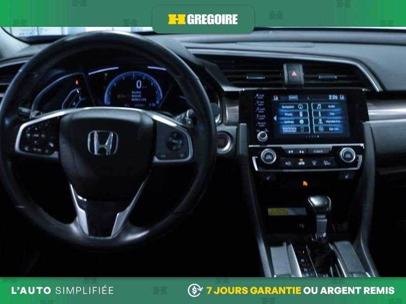 Honda Civic 820892 | TOURING AUTO A/ C CUIR TOIT GR ELECT MAGS CAM RECU 2019 Bleu Laval - photo #17
