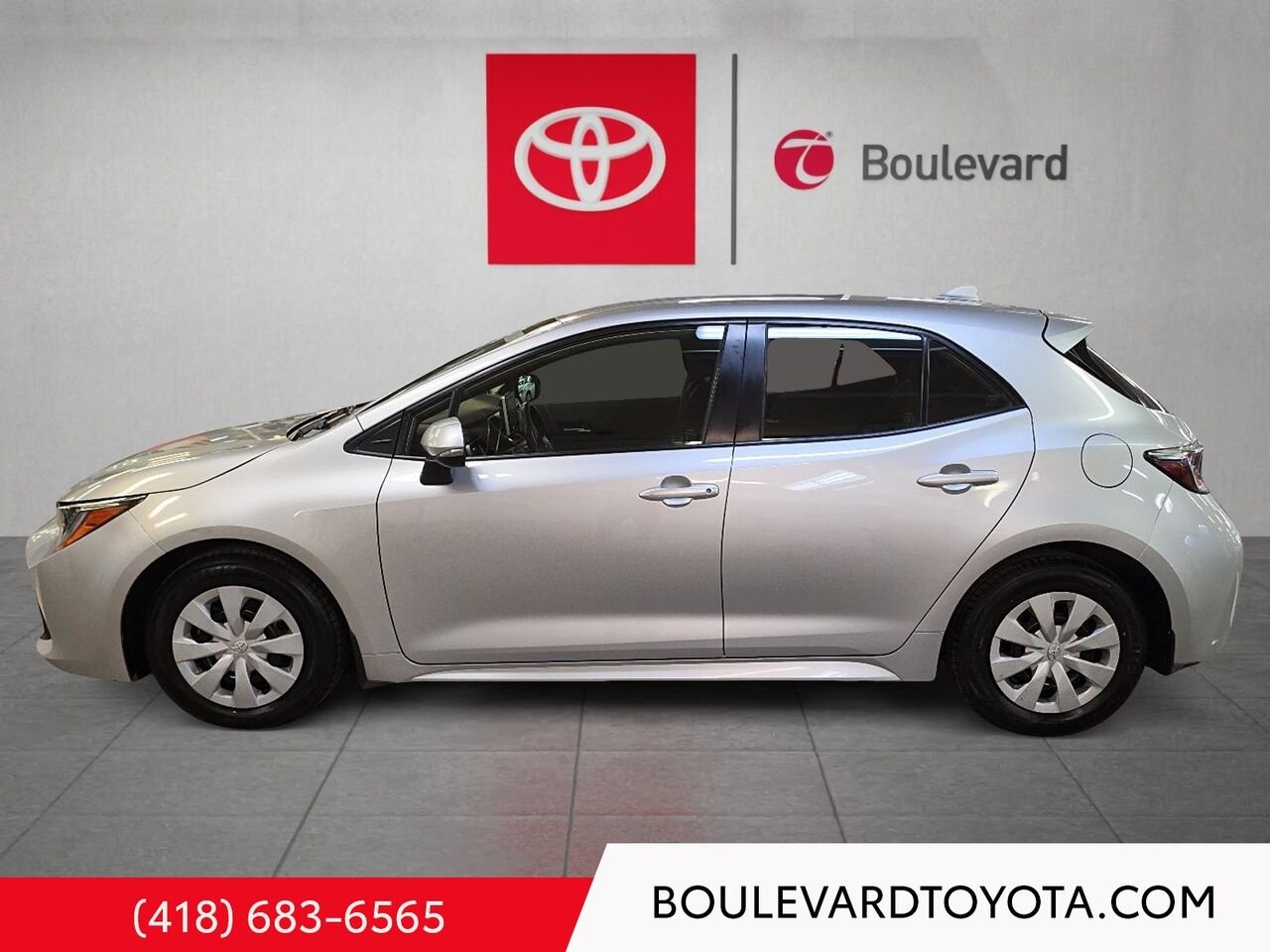 Toyota Corolla à hayon 100329A-17 | BASE 2021 Argent Québec - photo #5