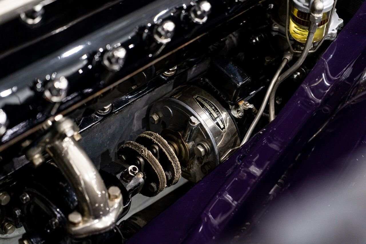 1933 Lincoln KB Victoria Coupe One Of 18 Built, And The Only Known Surviving **PRICE IN USD** Purple Montreal - photo #52