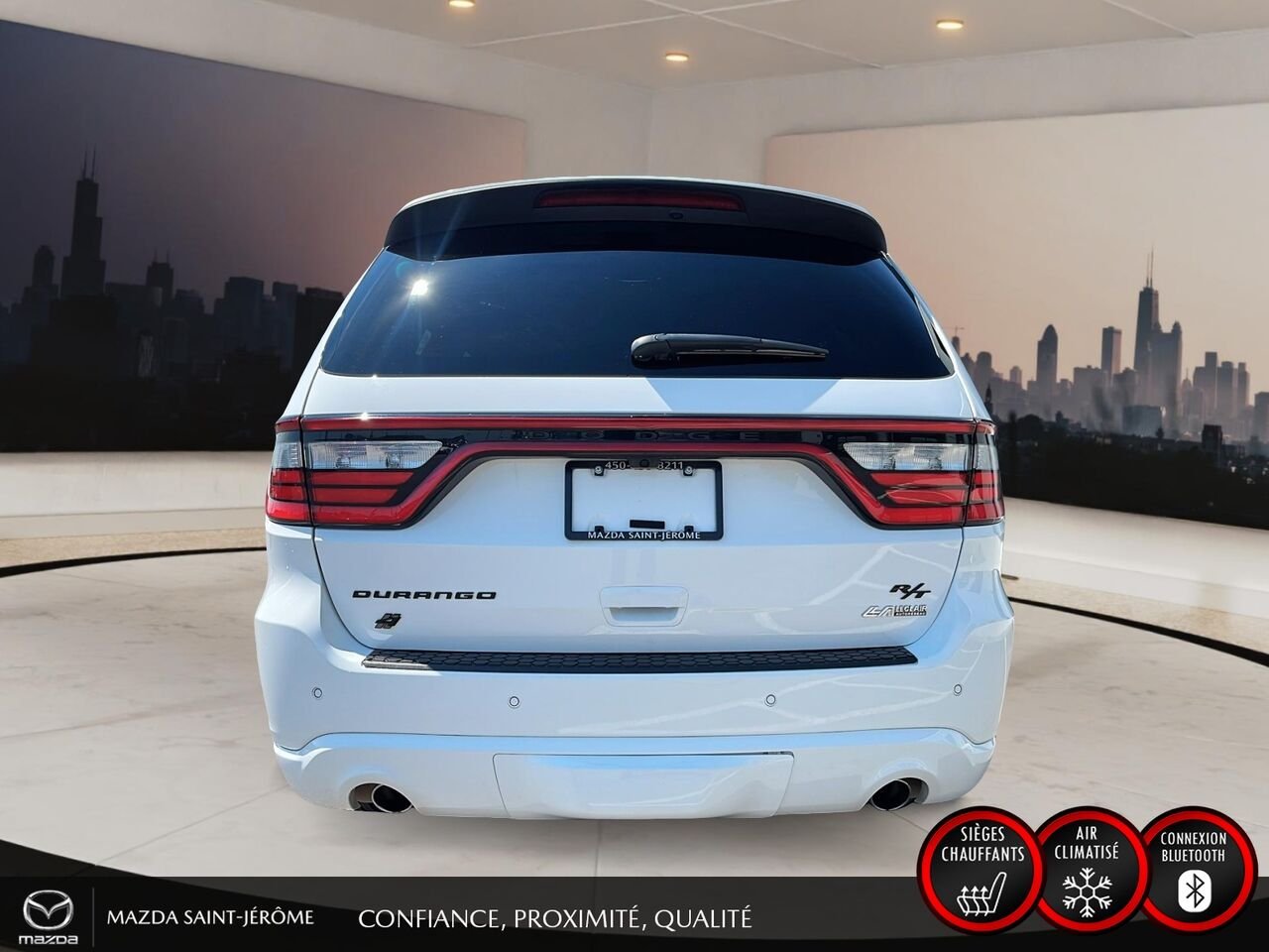 2024 Dodge Durango R/T Plus | GR.REMORQUAGE | TOIT OUVRANT | CUIR | White Saint-Jérôme - photo #6