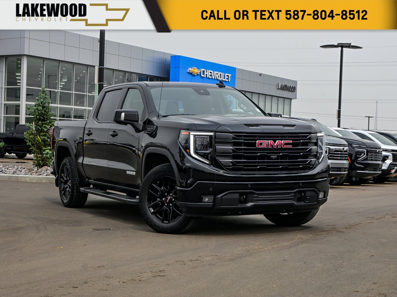 2024 GMC Sierra 1500 4WD Crew Cab 147 Elevation Black Sherwood Park - photo #0