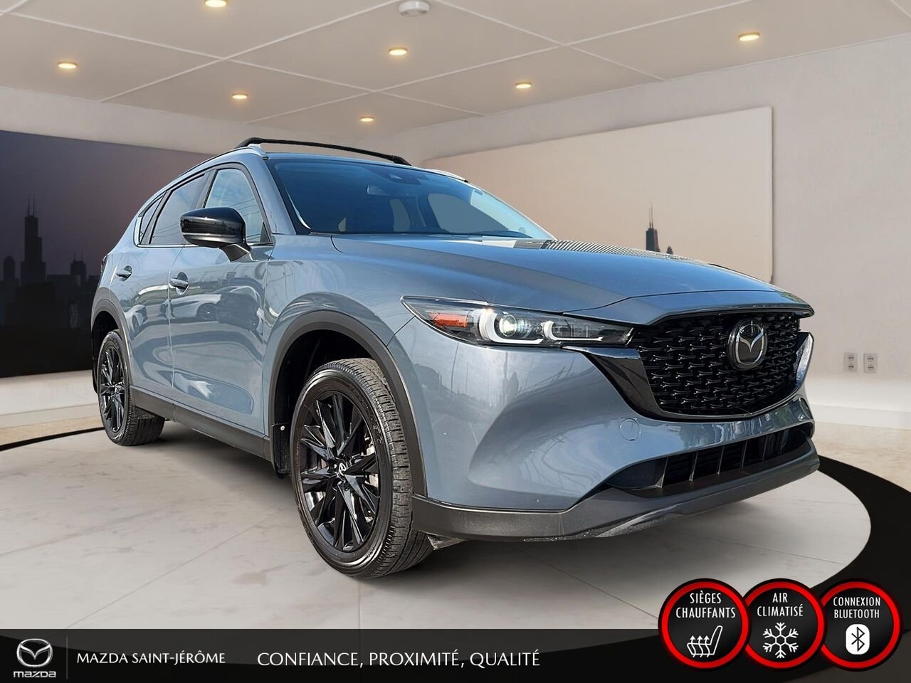 2022 Mazda CX-5 Édition Kuro | AWD | TOIT OUVRANT | CUIR | Grey Saint-Jérôme - photo #3