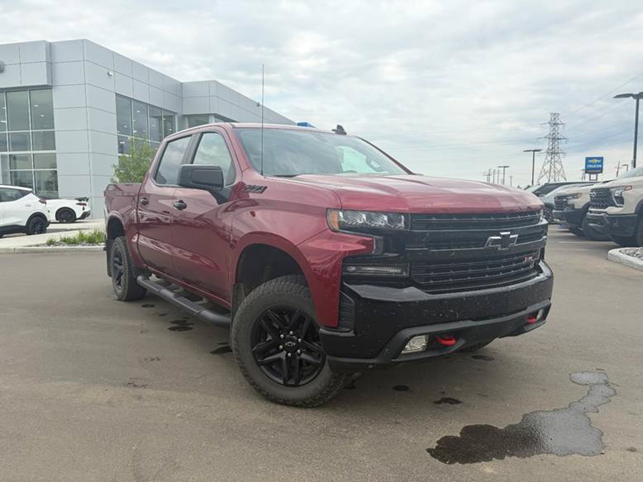 2020 Chevrolet Silverado 1500 4WD Crew Cab 147 LT Trail Boss Red Sherwood Park - photo #1