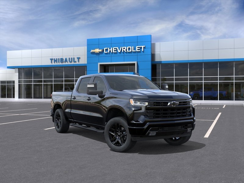 CHEVROLET SILVERADO 1500 RST cabine multiplace 4RM 157 po 2026 Noir