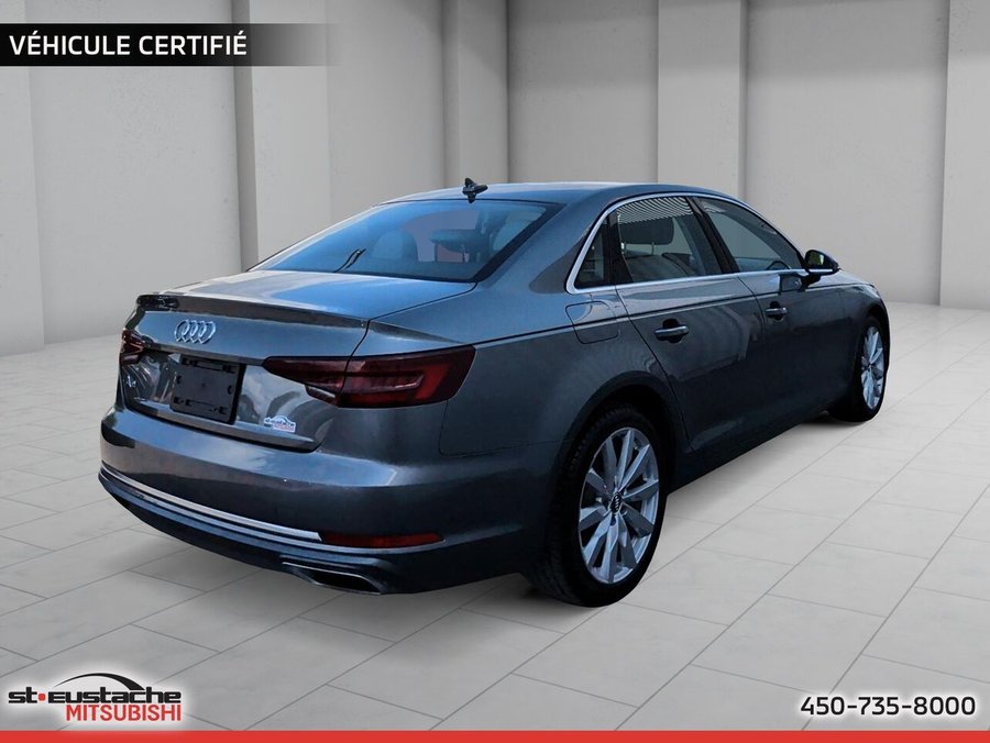 Audi berline A4 Komfort TFSI-CUIR-TOIT OUVRANT-SIÈGES CHAUFFANTS 2019 Gris