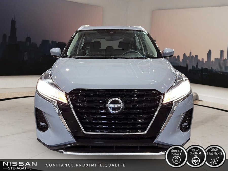 Nissan Kicks SV | SIÈGES CHAUFFANTS | VOLANT CHAUFFANT | UN SEUL PROPRIÉTAIRE 2022 Gris
