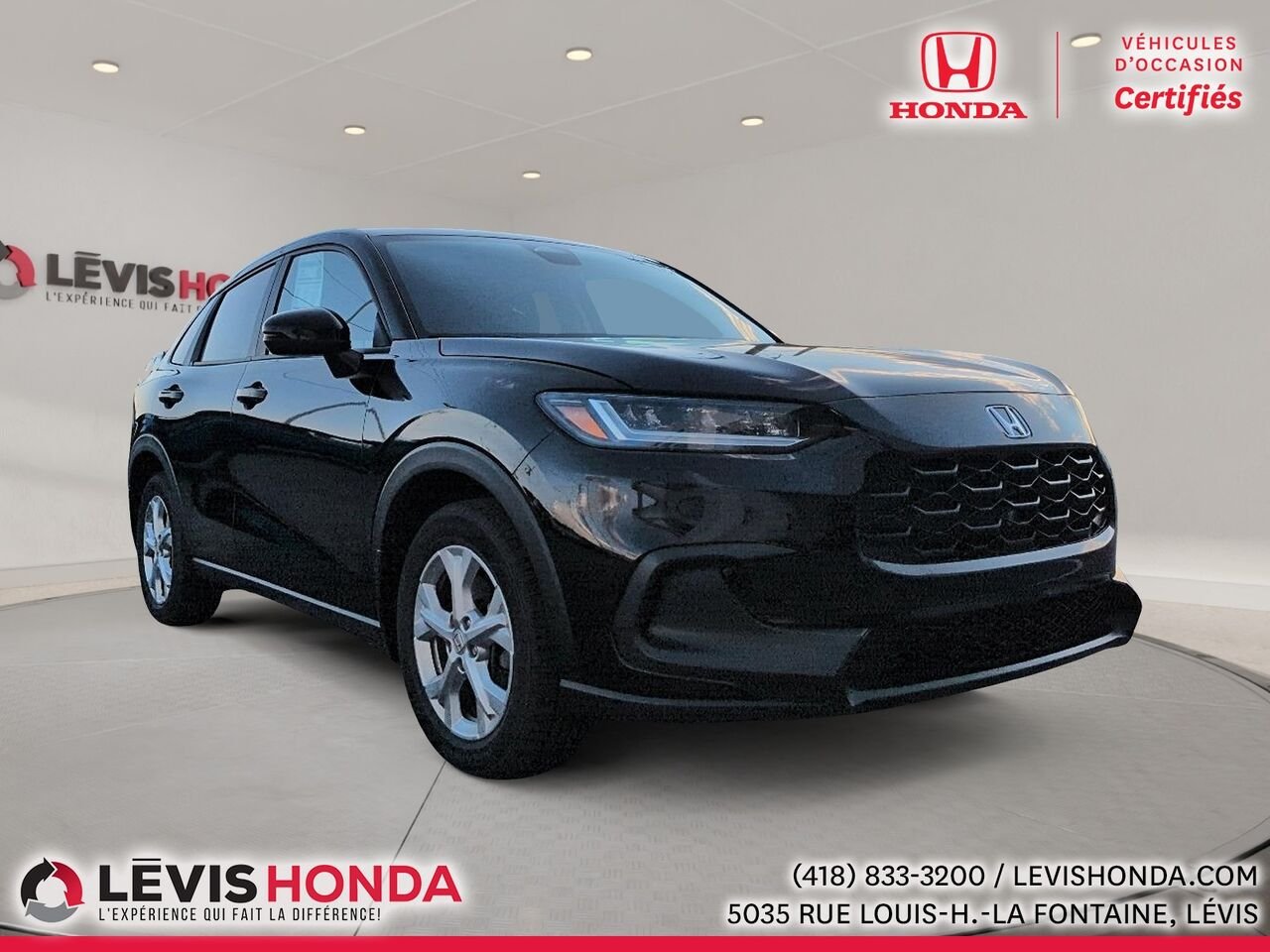 Honda HR-V LX AWD LX Traction Intégrale CVT 2023 Noir Lévis - photo #4
