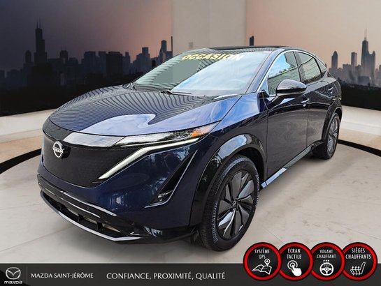 Nissan ARIYA ENGAGE | 348 KM D'AUTONOMIE | RECHARGE RAPIDE 130 KW | 1 PROPRIÉTAIRE 2023 Bleu
