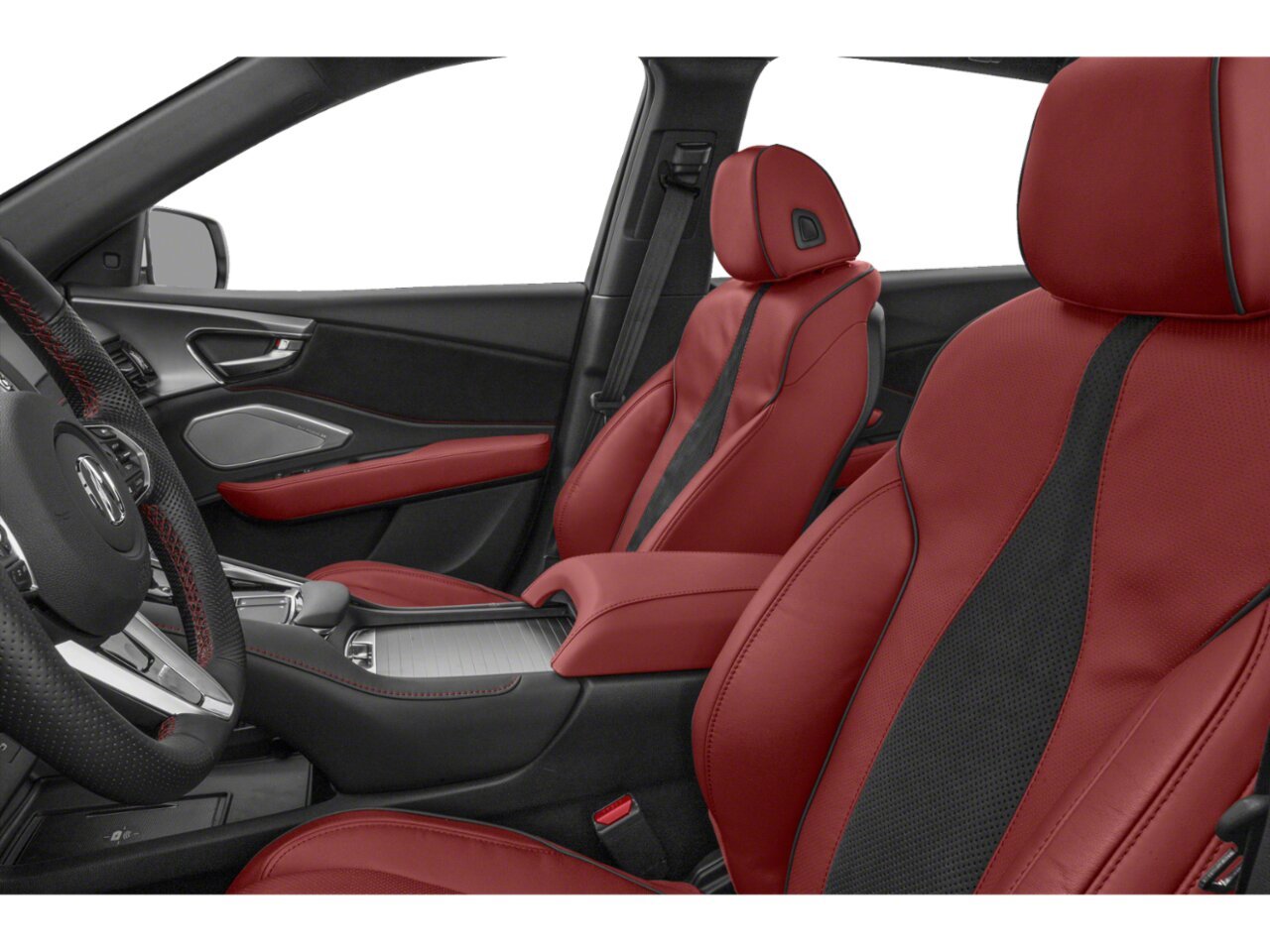 Acura RDX Platinum Elite A-Spec 2023 MAJESTIC BLACK PEARL(NH-893PX)-RED Saint-Eustache - photo #4